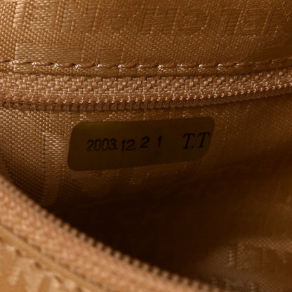 Chanel Caviar Square Stitched Bowler Beige 7 of 10