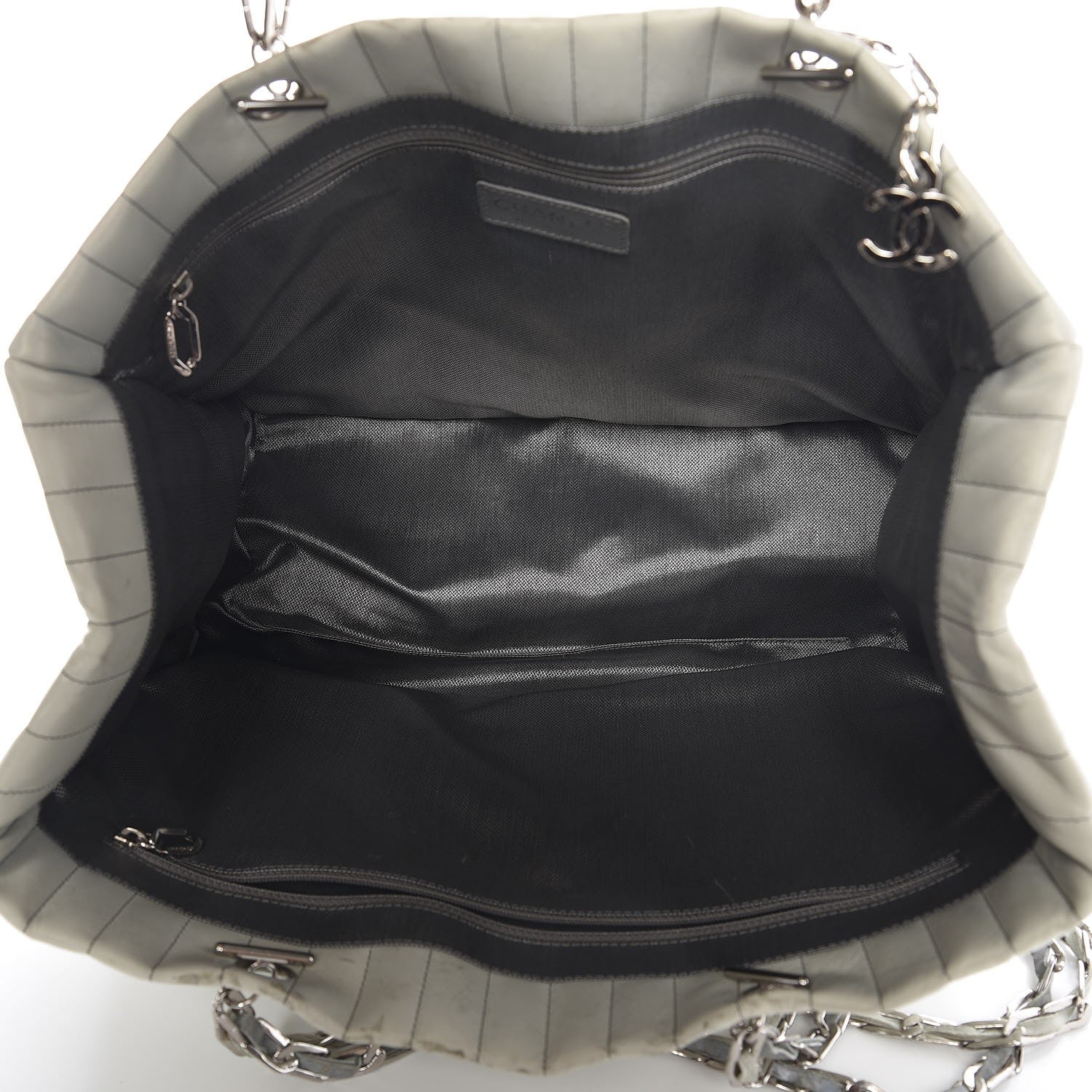 Chanel Lambskin Vertical Quilted Large Mademoiselle Tote Light Green 5 of 15