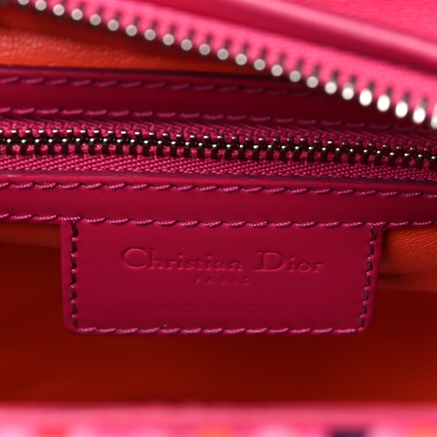 Christian Dior Raffia Patent Medium Lady Dior Multicolor 5 of 7