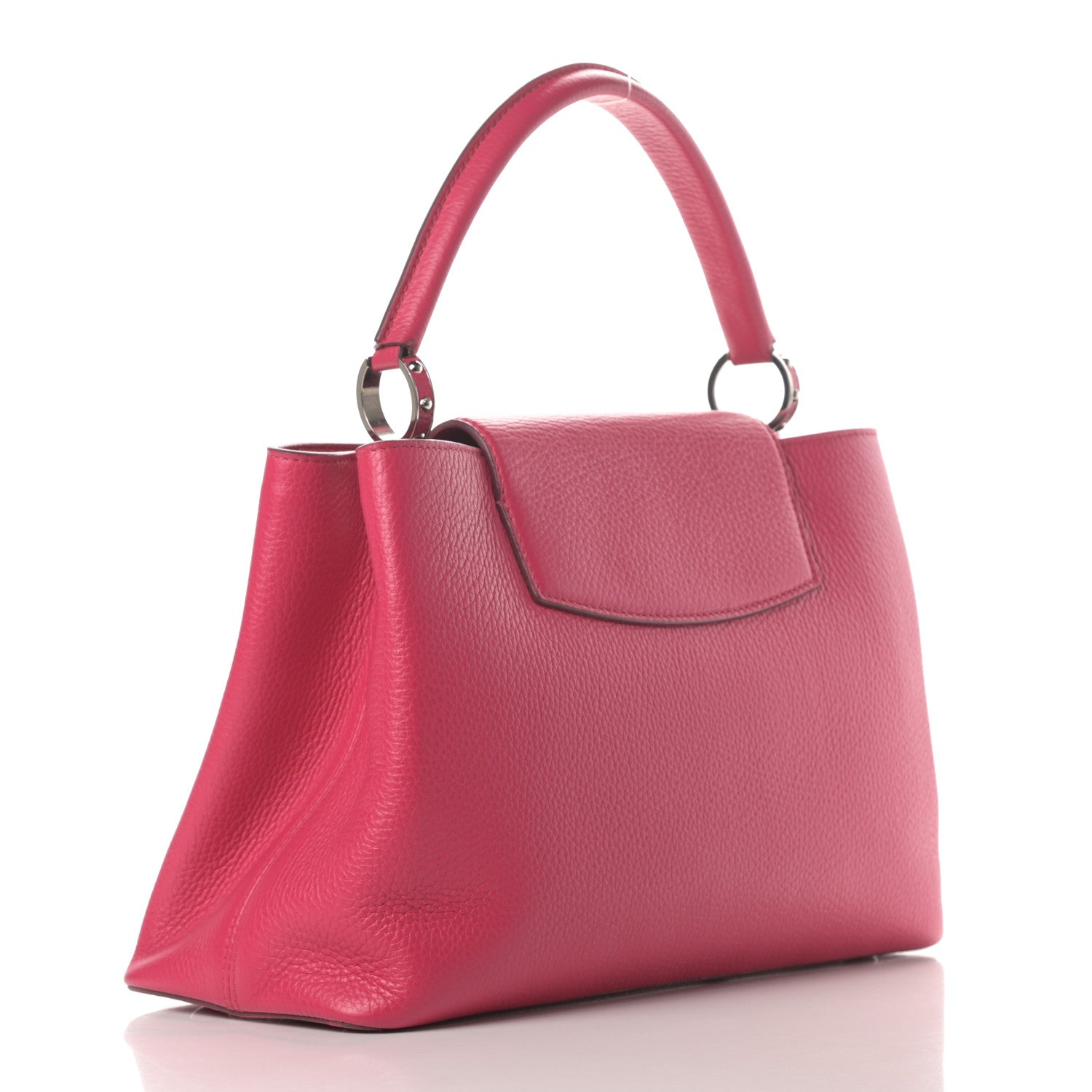 Louis Vuitton Taurillon Capucines MM Fuchsia 3 of 12