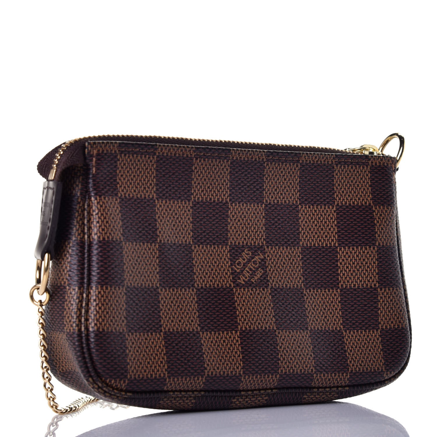 Louis Vuitton Damier Ebene Mini Pochette Accessories 3 of 9