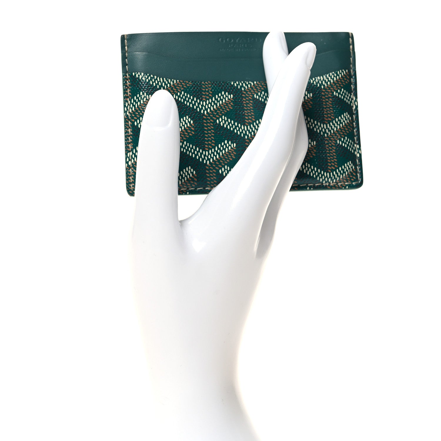 Goyard Goyardine Saint Sulpice Card Holder Green 2 of 7
