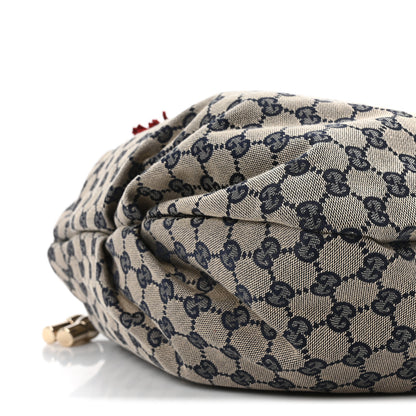 Gucci Monogram Acapulco Medium Hobo Navy 10 of 10
