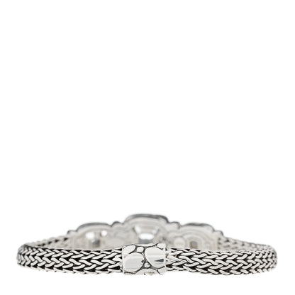 John Hardy Sterling Silver White Topaz Batu Kali Bracelet 2 of 4