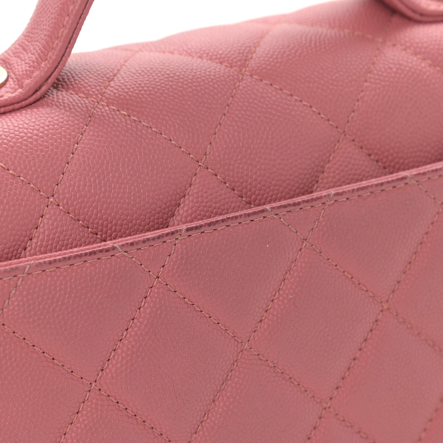 Caviar Quilted Medium Business Affinity Flap Pink