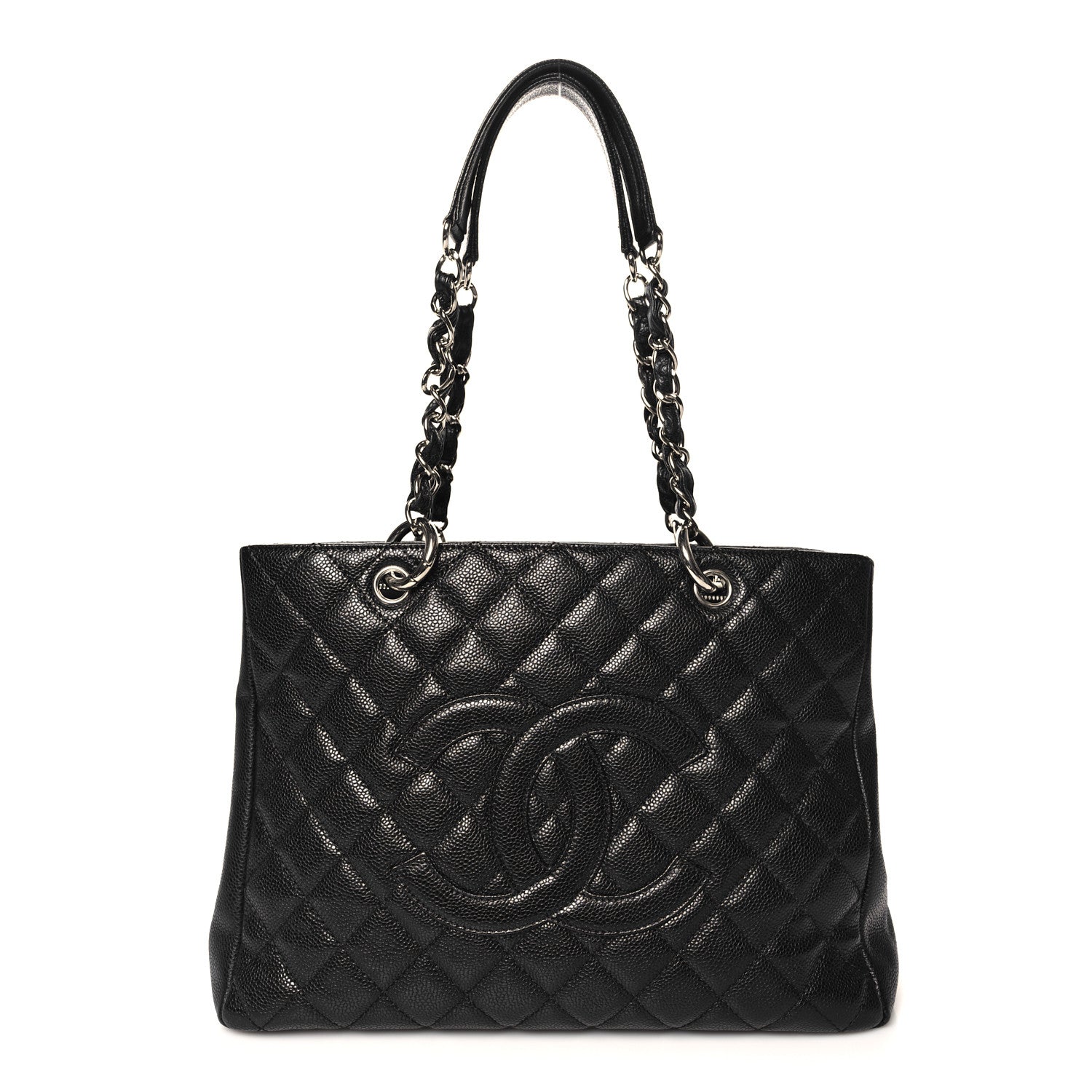 Chanel Caviar Quilted Grand Shopping Tote GST Black 1 of 11