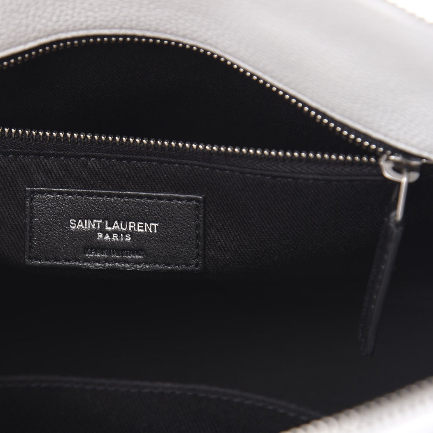 Grained Calfskin Baby Supple Sac De Jour White