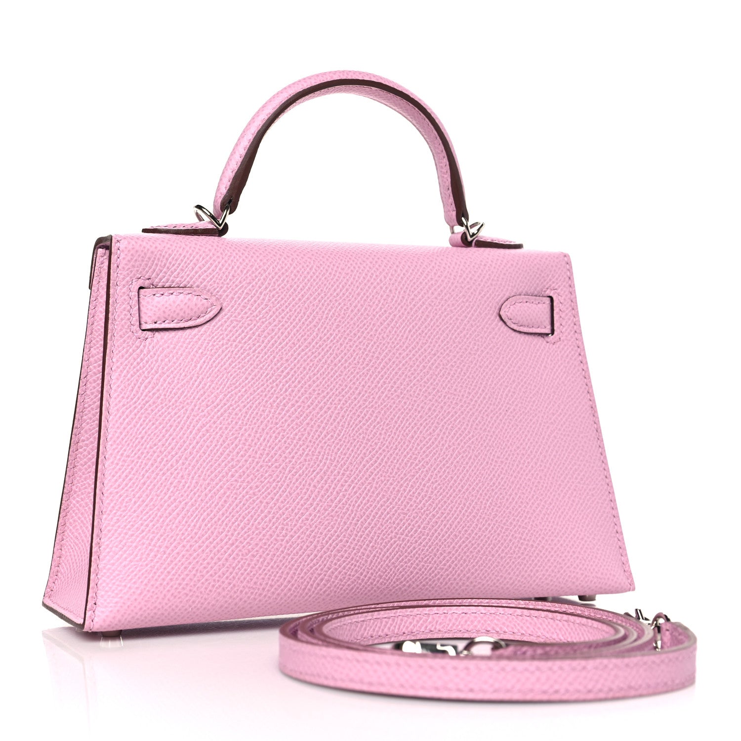 Hermes Epsom Mini Kelly Sellier 20 Mauve Sylvestre 3 of 9