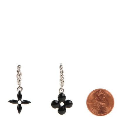 Louis Vuitton Sweet Monogram Earrings Black 2 of 5