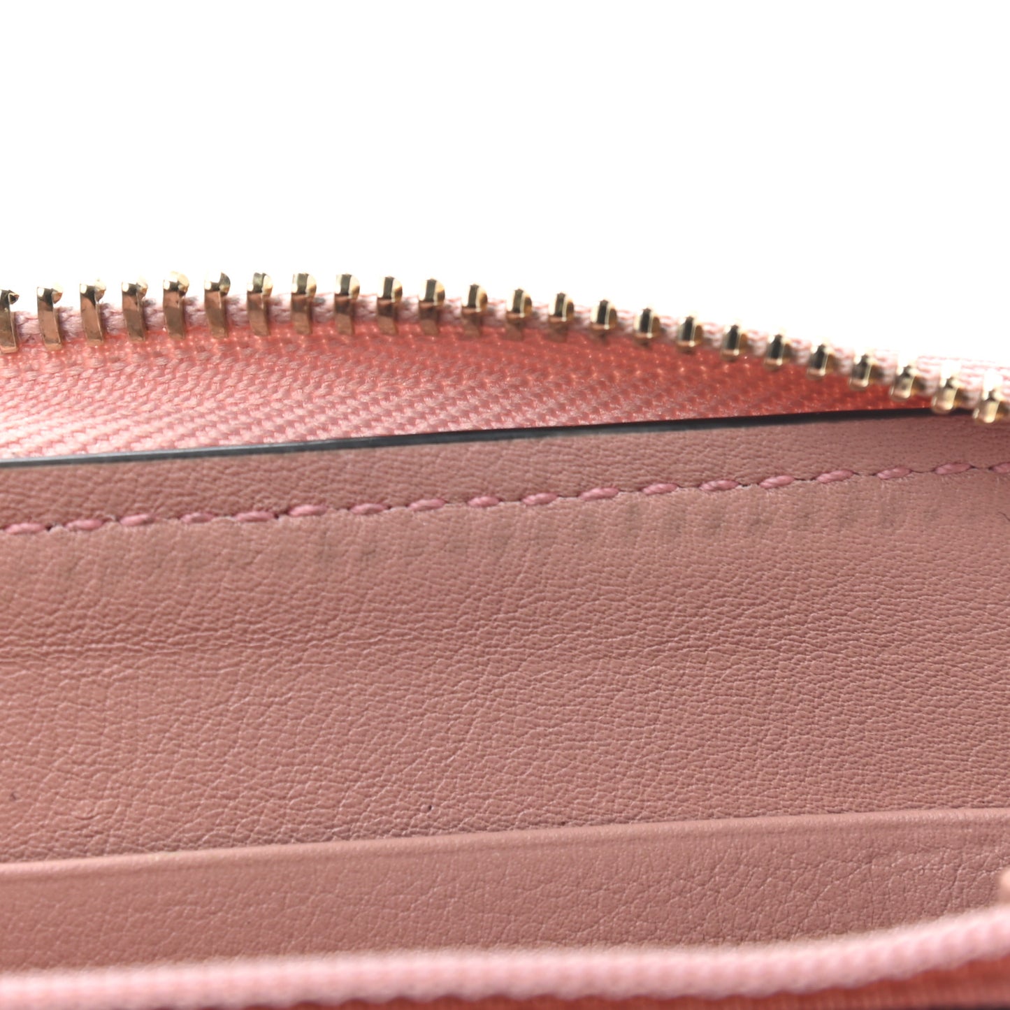 Microguccissima Zip Around Wallet Soft Pink