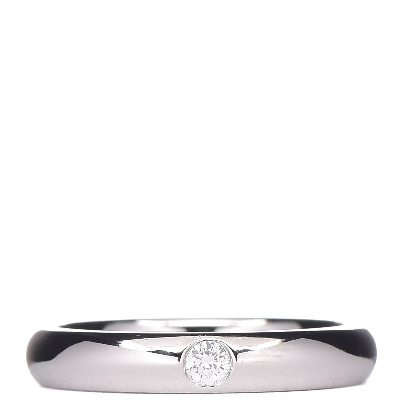 Platinum Diamond Band Ring 46 3.75