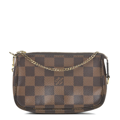 Louis Vuitton Damier Ebene Mini Pochette Accessories 1 of 7