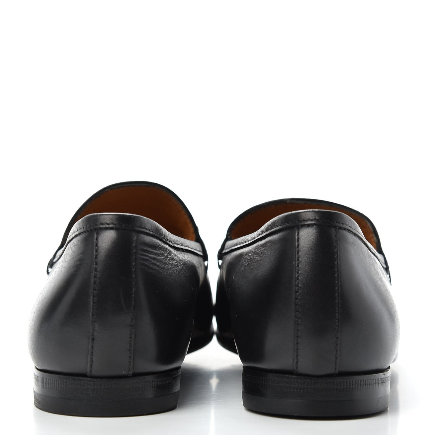 Calfskin Womens Jordaan Loafers 37.5 Black