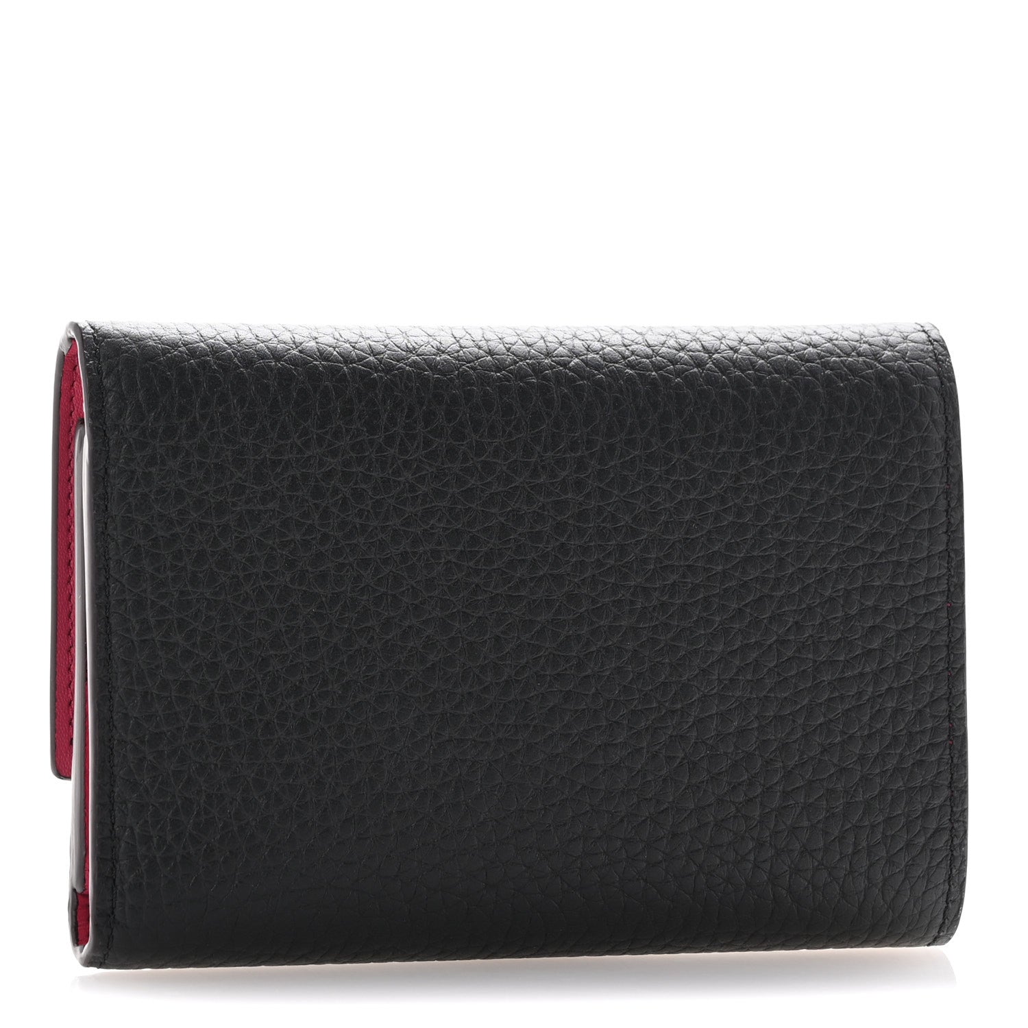 Louis Vuitton Taurillon Capucines Compact Wallet Black 3 of 11