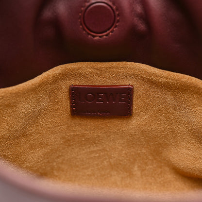 Loewe Calfskin Mini Flamenco Knot Clutch Dark Burgundy 6 of 11