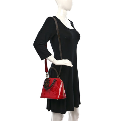 Louis Vuitton Patent Monogram Alma BB Scarlet 2 of 8