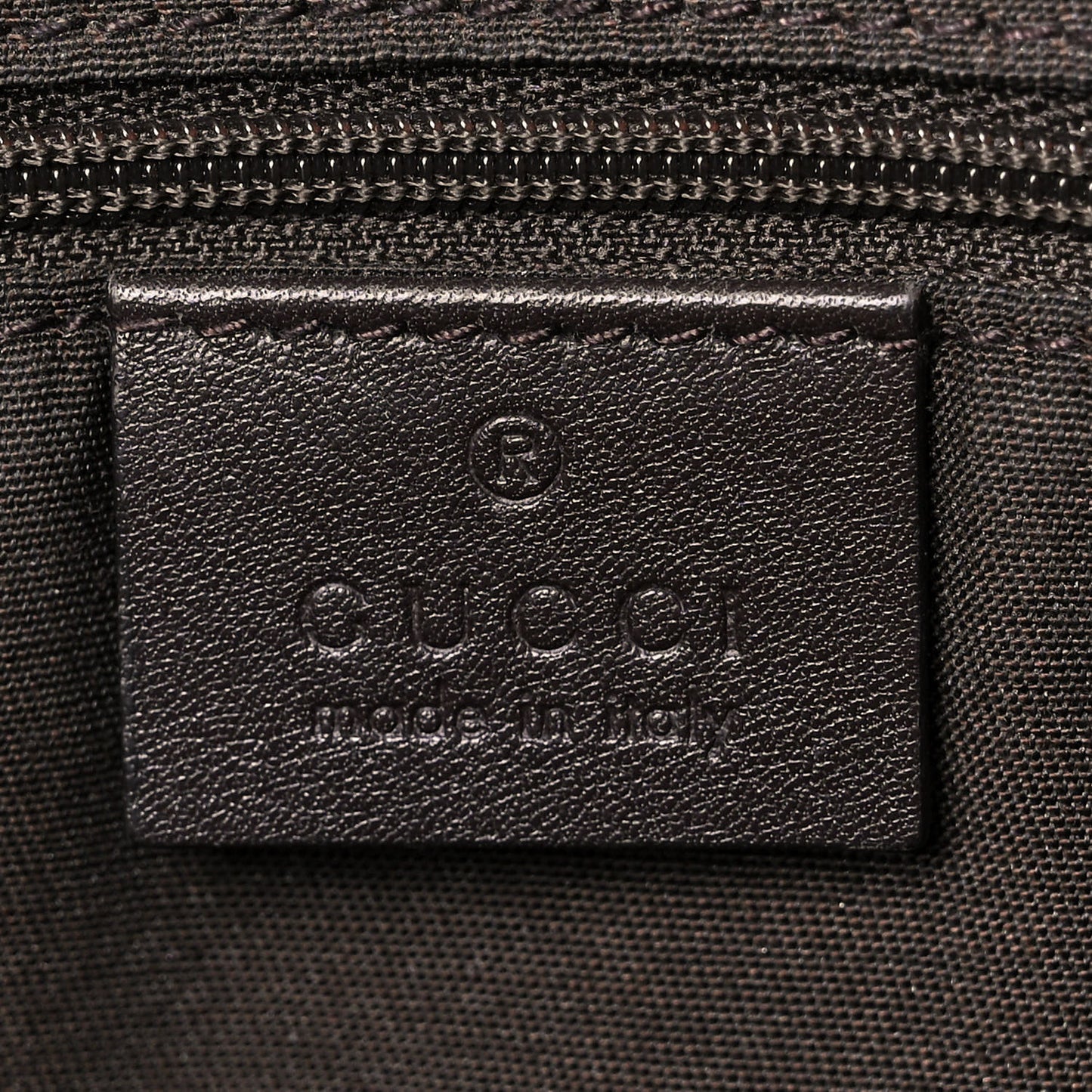 GG Supreme Monogram Medium Joy Tote Dark Brown