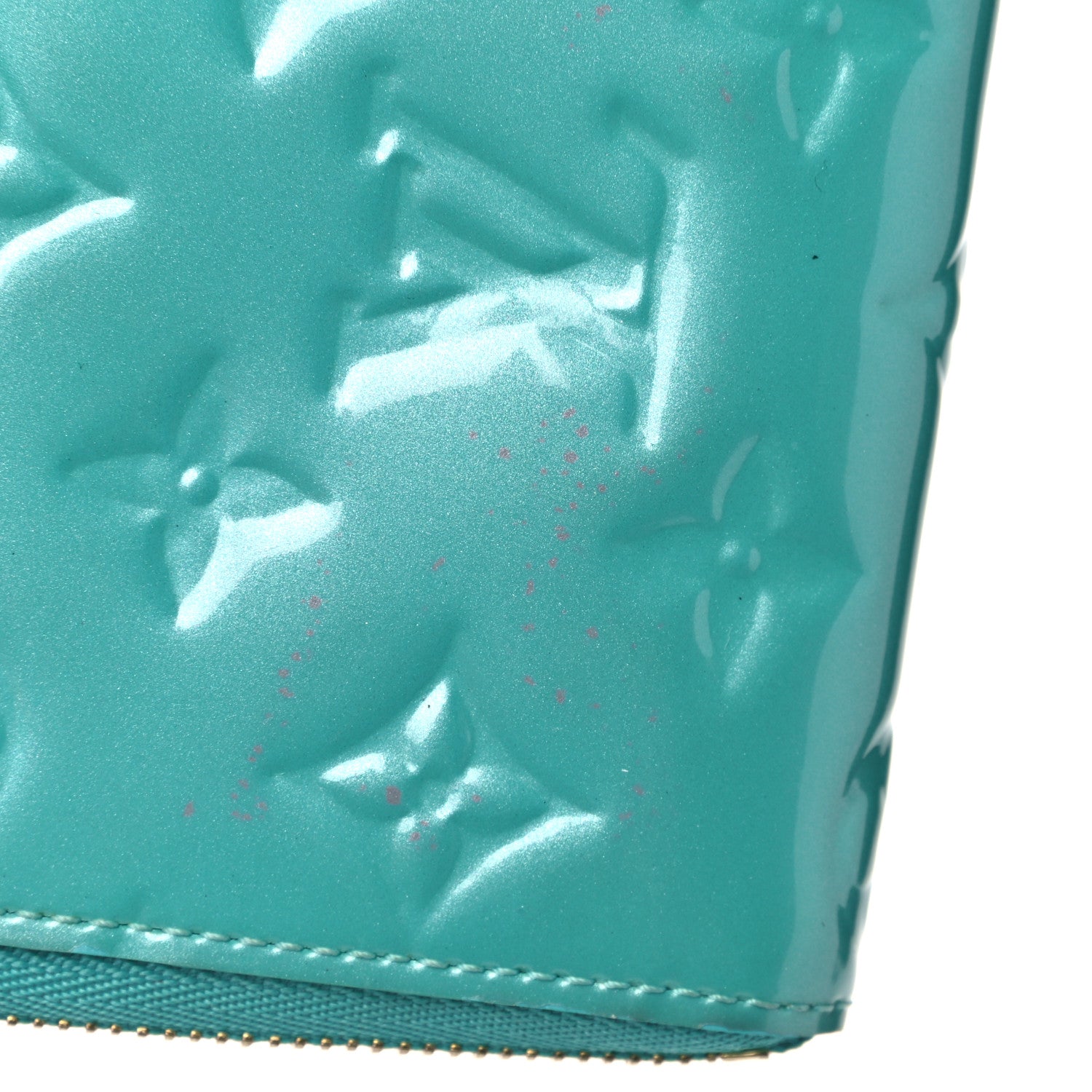 Louis Vuitton Vernis Zippy Coin Purse Blue Lagon 9 of 11