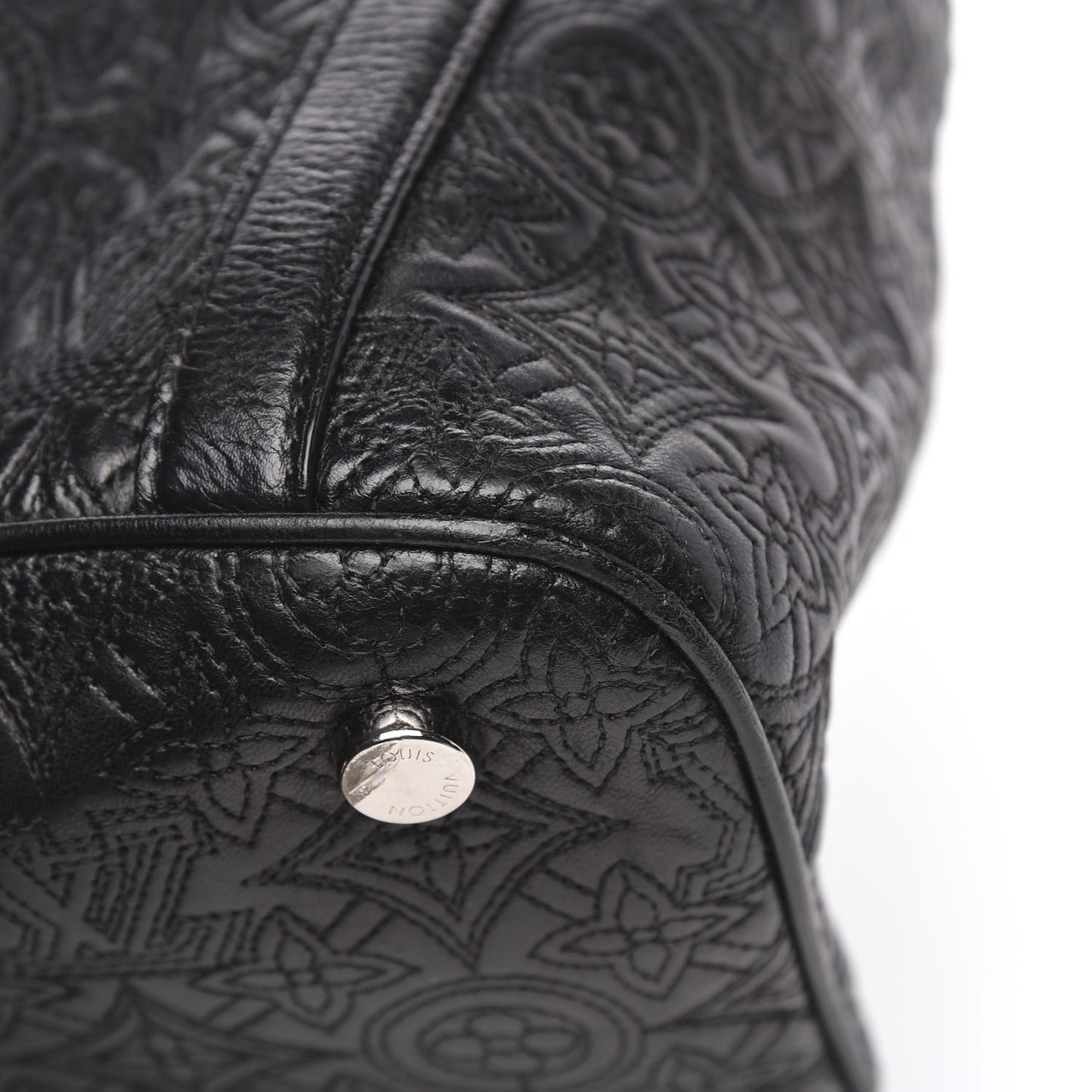 Monogram Lambskin Antheia Ixia MM Black