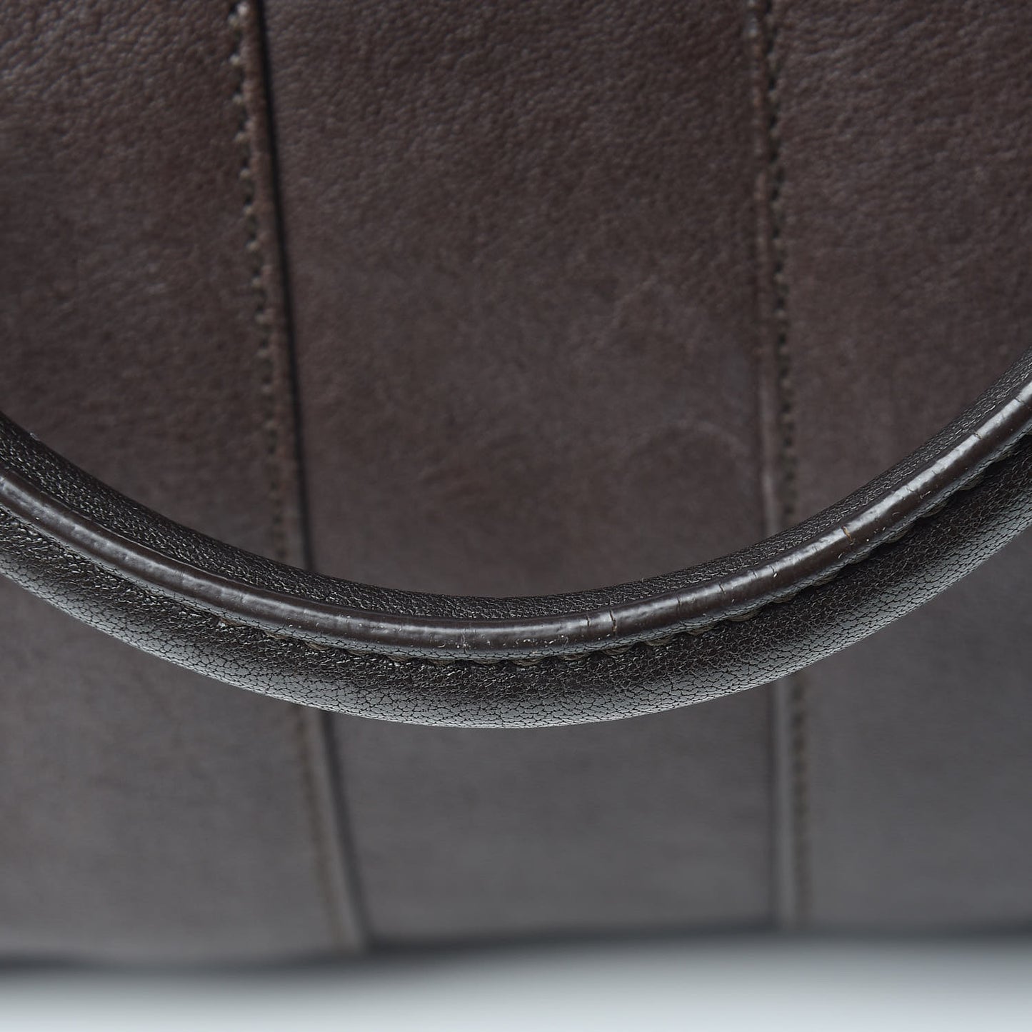 Sheepskin Medium Cabas ChYc Dark Brown