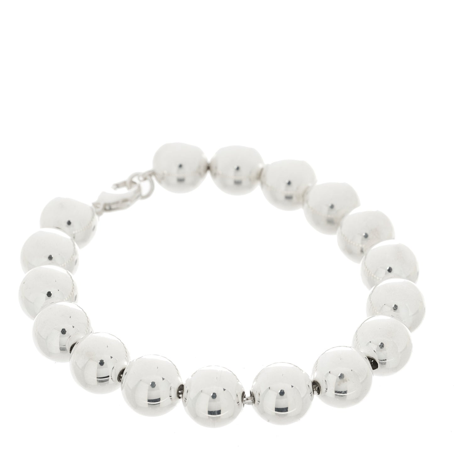 Sterling Silver 10mm Hardwear Ball Bracelet