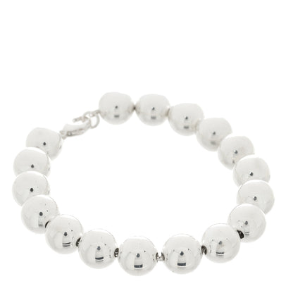 Tiffany Sterling Silver 10mm Hardwear Ball Bracelet 1 of 5