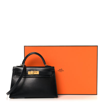 Hermes Box Mini Kelly Sellier 20 Black 10 of 10