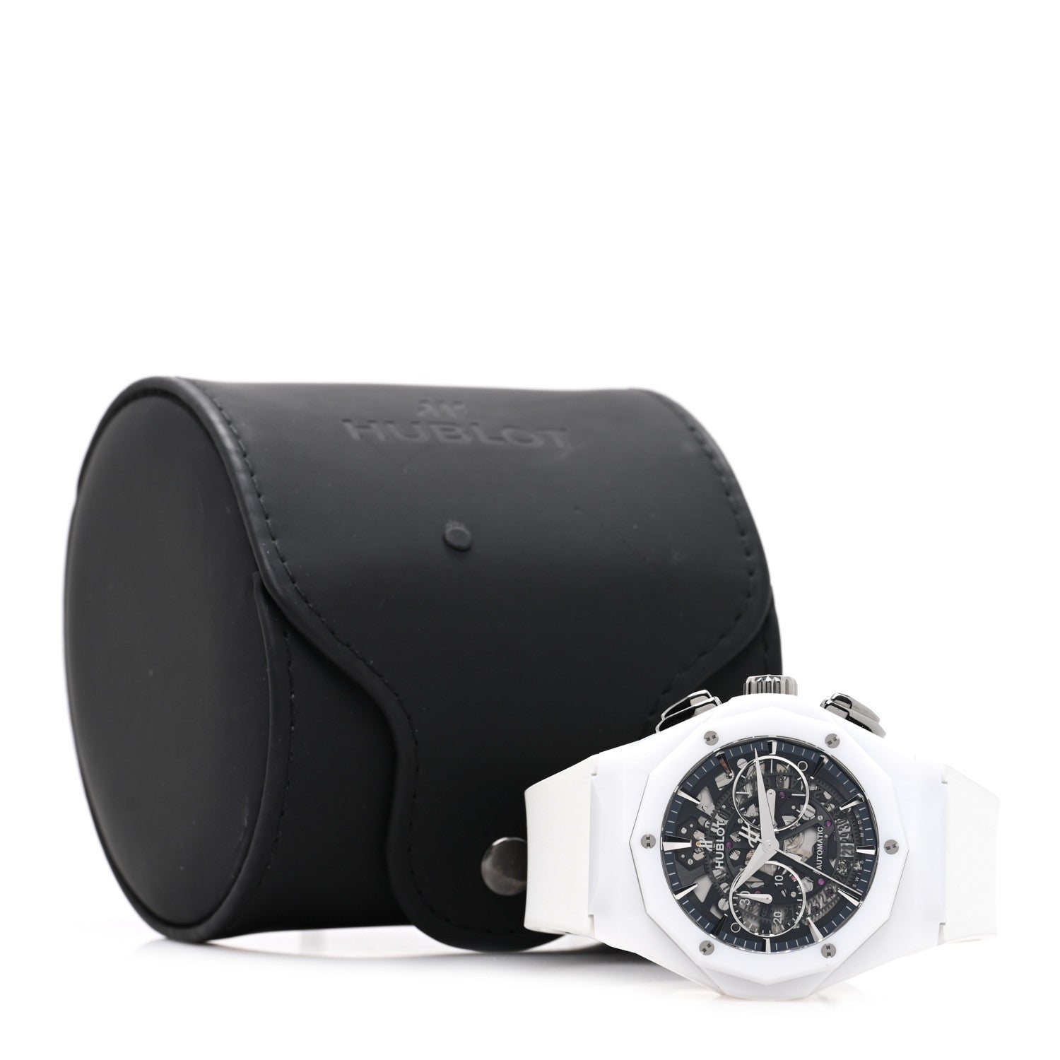 Hublot Ceramic Rubber 45mm Classic Fusion Aerofusion Chronograph Automatic Watch Black 525.HI.0170.RW.ORL21 5 of 5