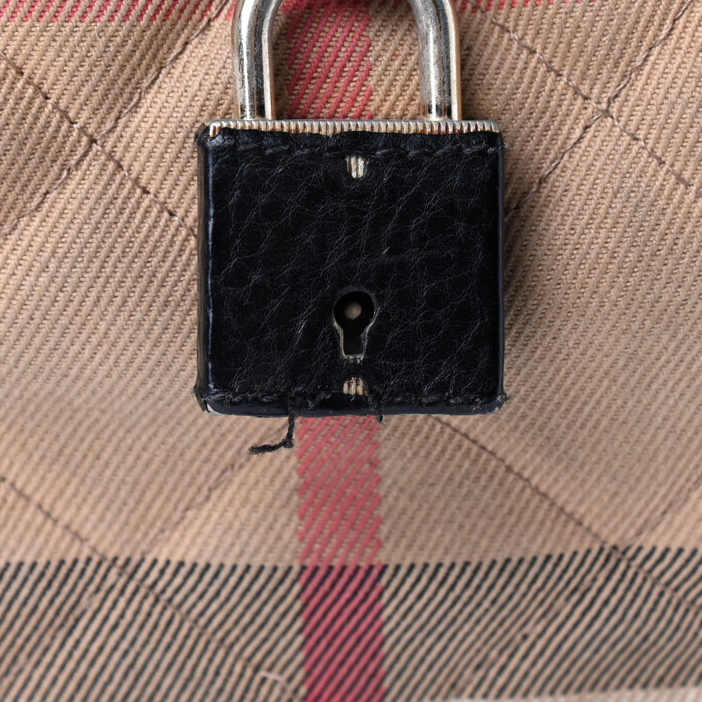 House Check Quilted Brook Hobo Black