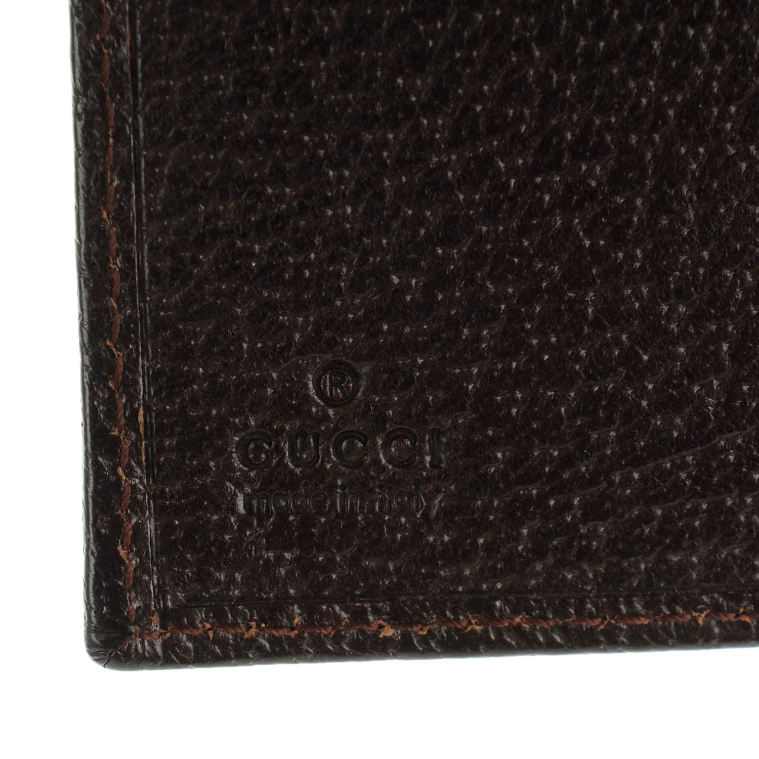 Gucci Monogram Small Ring Agenda Dark Brown 6 of 7