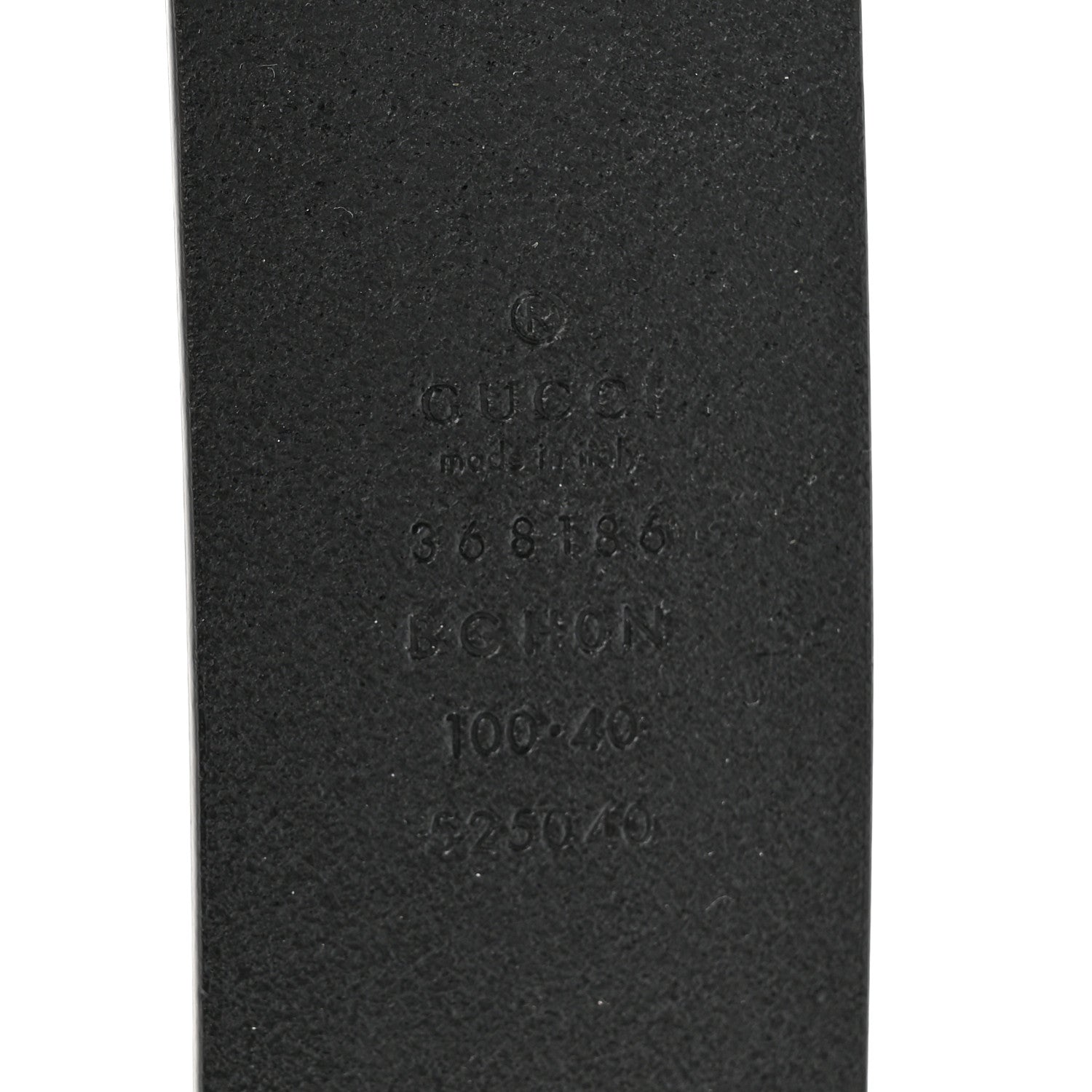 Gucci Selleria Calfskin Nickel Interlocking G 37mm Belt 100 40 Black 3 of 5