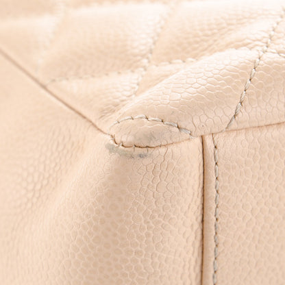 Chanel Caviar Quilted Petit Shopping Tote PST Beige Clair 9 of 9