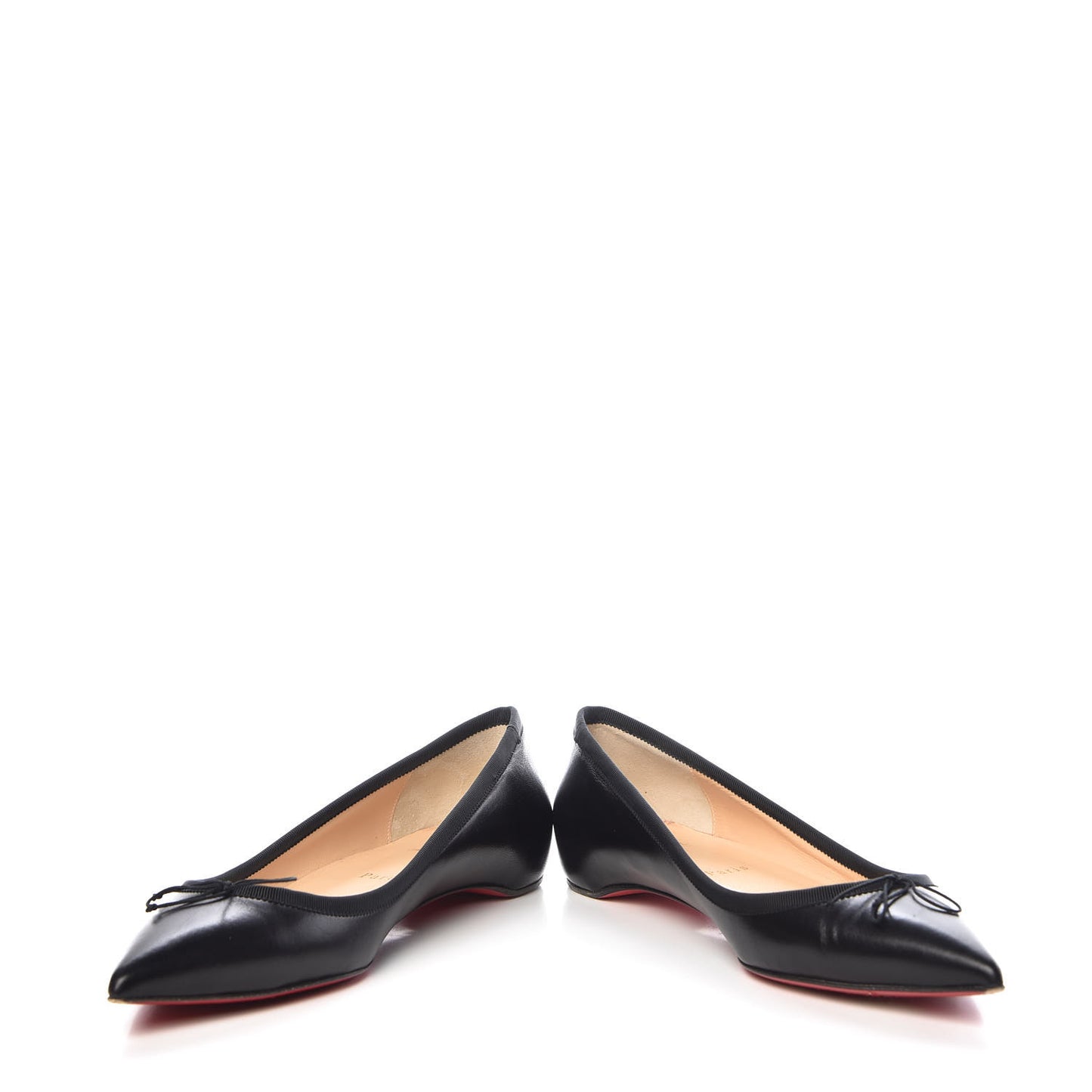 Shiny Nappa Solasofia Flats 39 Black
