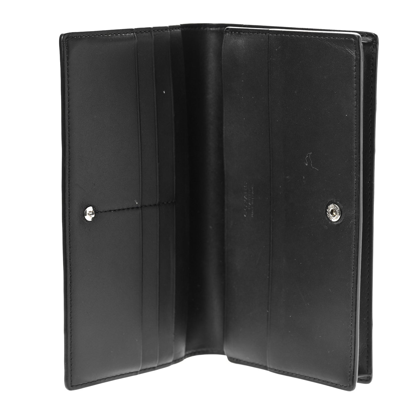 Goyardine Long Bi-Fold Wallet Black