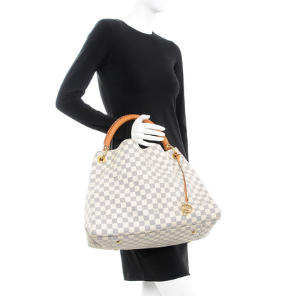 Louis Vuitton Damier Azur Artsy MM 2 of 8
