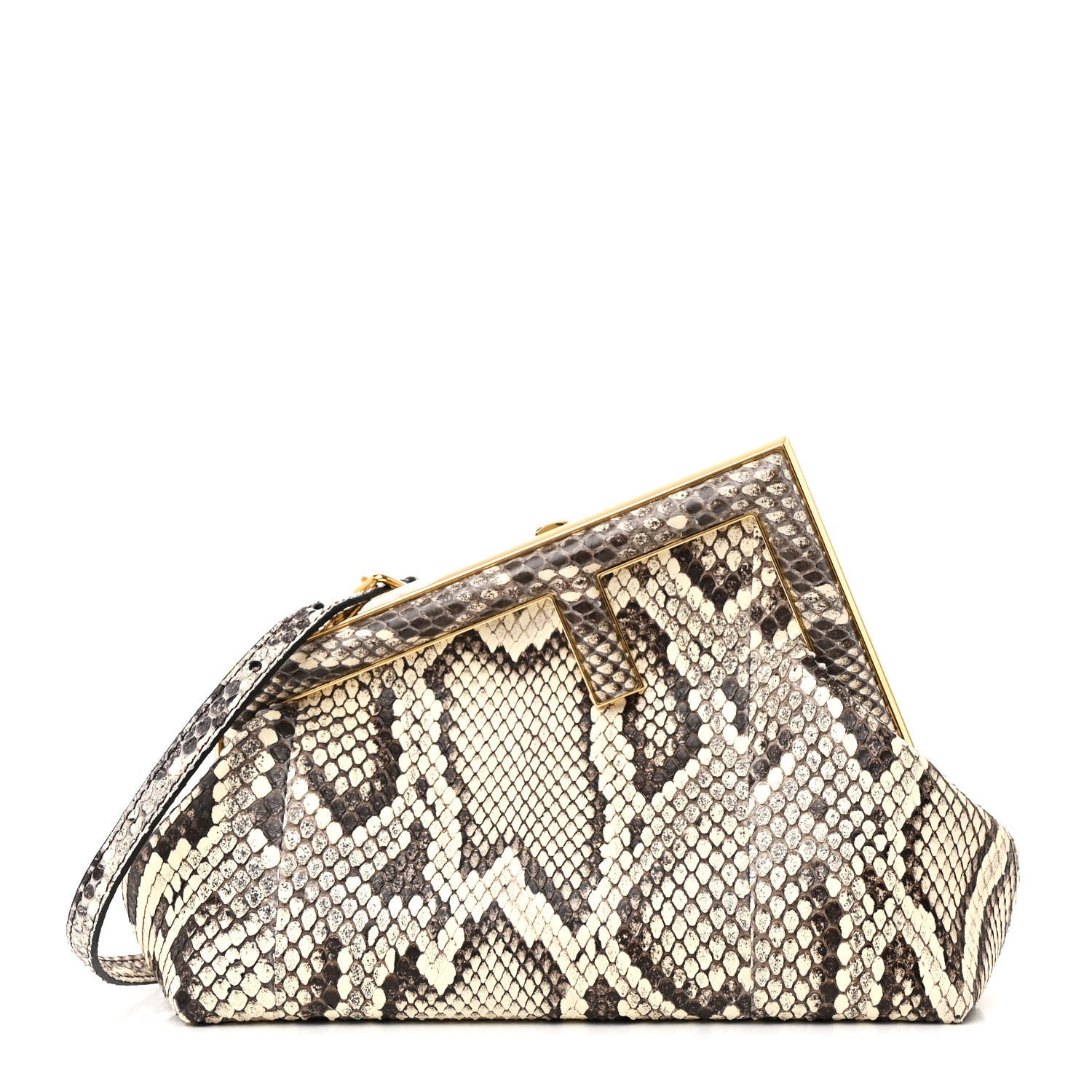 Fendi Snakeskin Small Fendi First Daisy Roccia 1 of 11