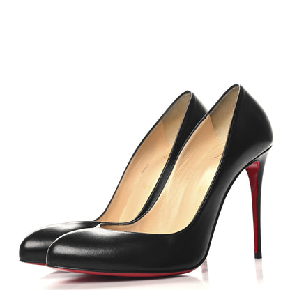Christian Louboutin Shiny Nappa Breche 100 Pumps 40.5 Black 4 of 9