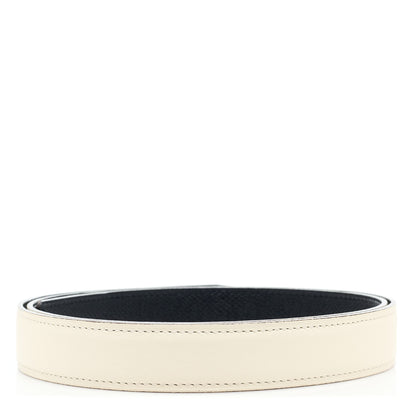 Hermes Epsom Swift 32mm Belt Strap 85 34 Black Craie 3 of 7