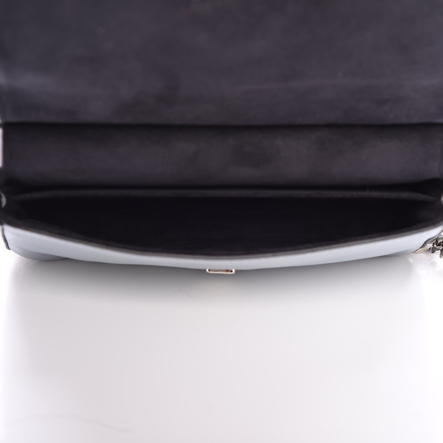 Fendi Vitello Dolce Elaphe Ayers Fox Hypnoteyes Studded Micro Double Baguette Polvere Viola Multicolor 8 of 11