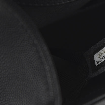 Chanel Caviar Quilted Medium Boy Flap Black 9 of 10