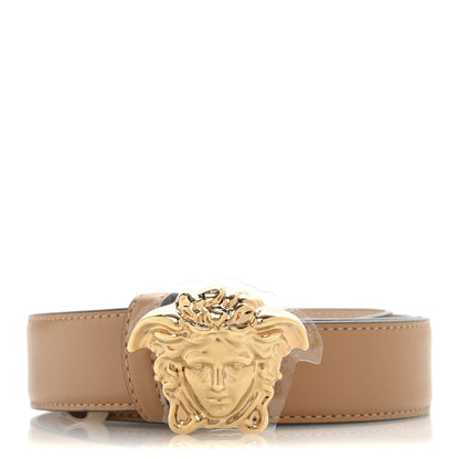 Versace Calfskin 3cm La Medusa Belt 90 36 Tawny Brown 1 of 8