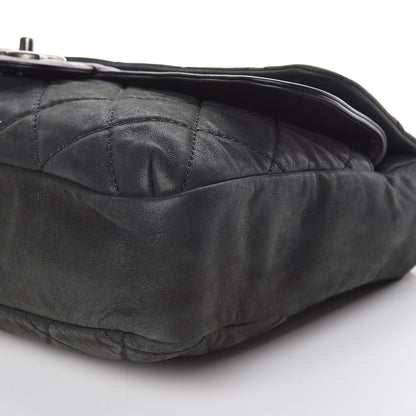 Chanel Iridescent Calfskin Jumbo In the Mix Double Flap Black 9 of 9