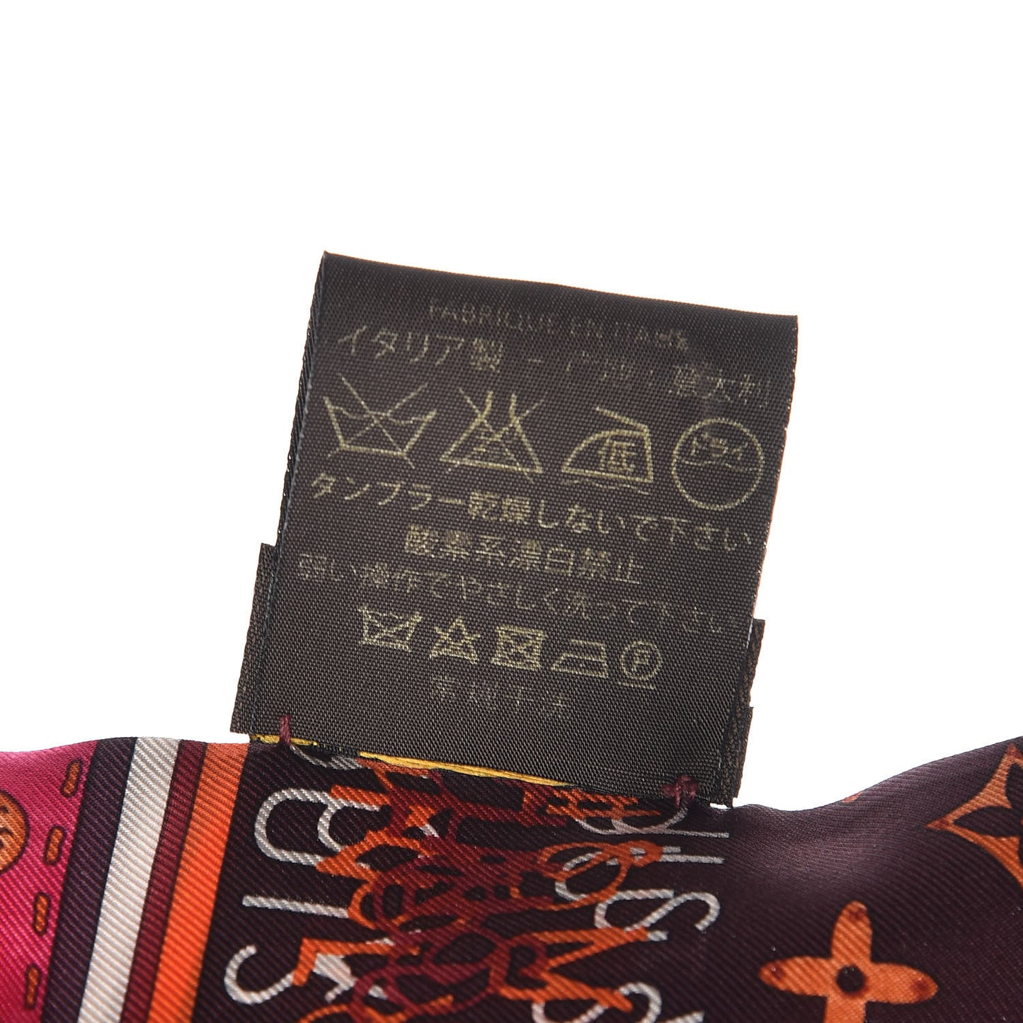 Silk Monogram Map Bandeau Plum Orient