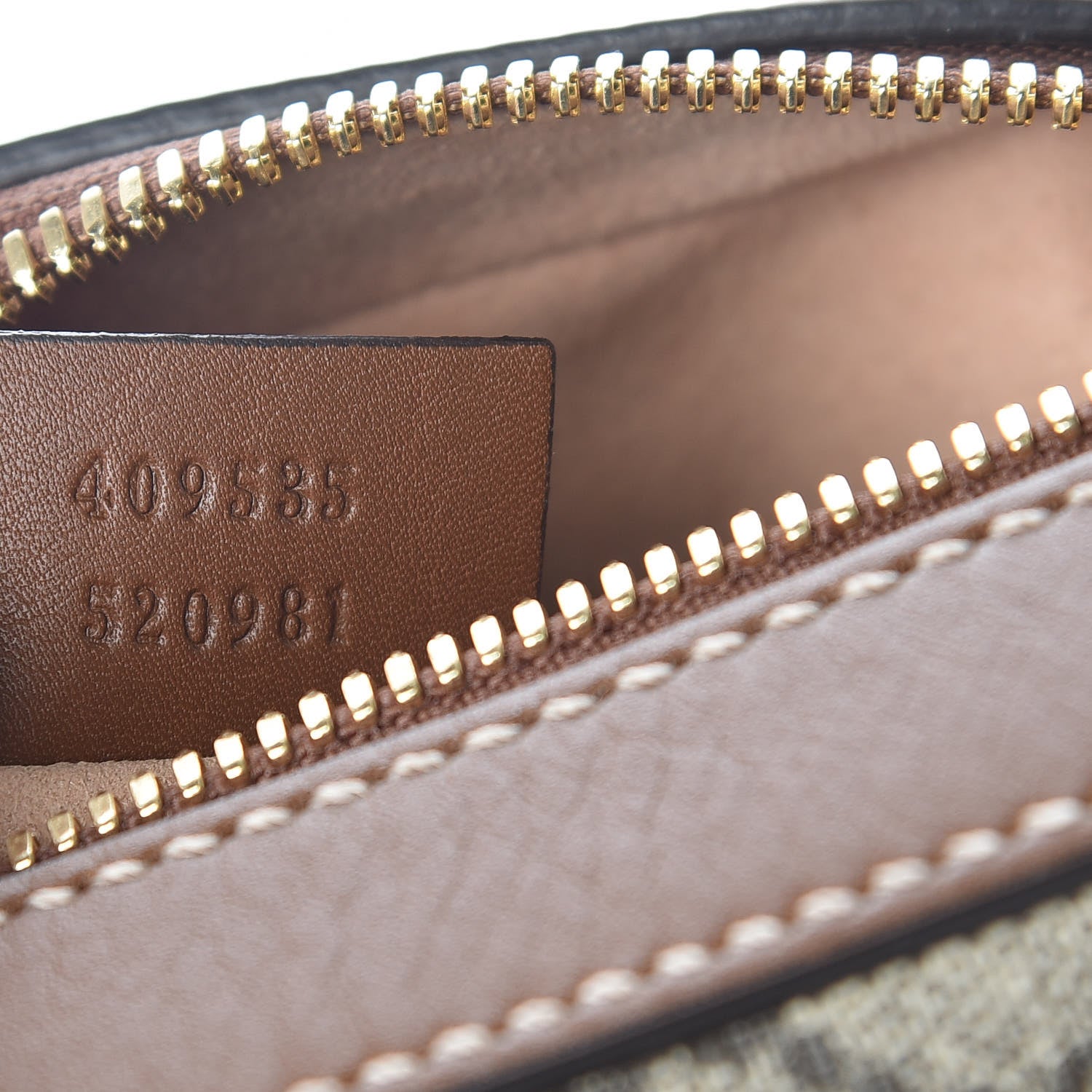 Gucci GG Supreme Monogram Blind For Love Embroidered Mini Chain Shoulder Bag Beige Tuscany 7 of 12