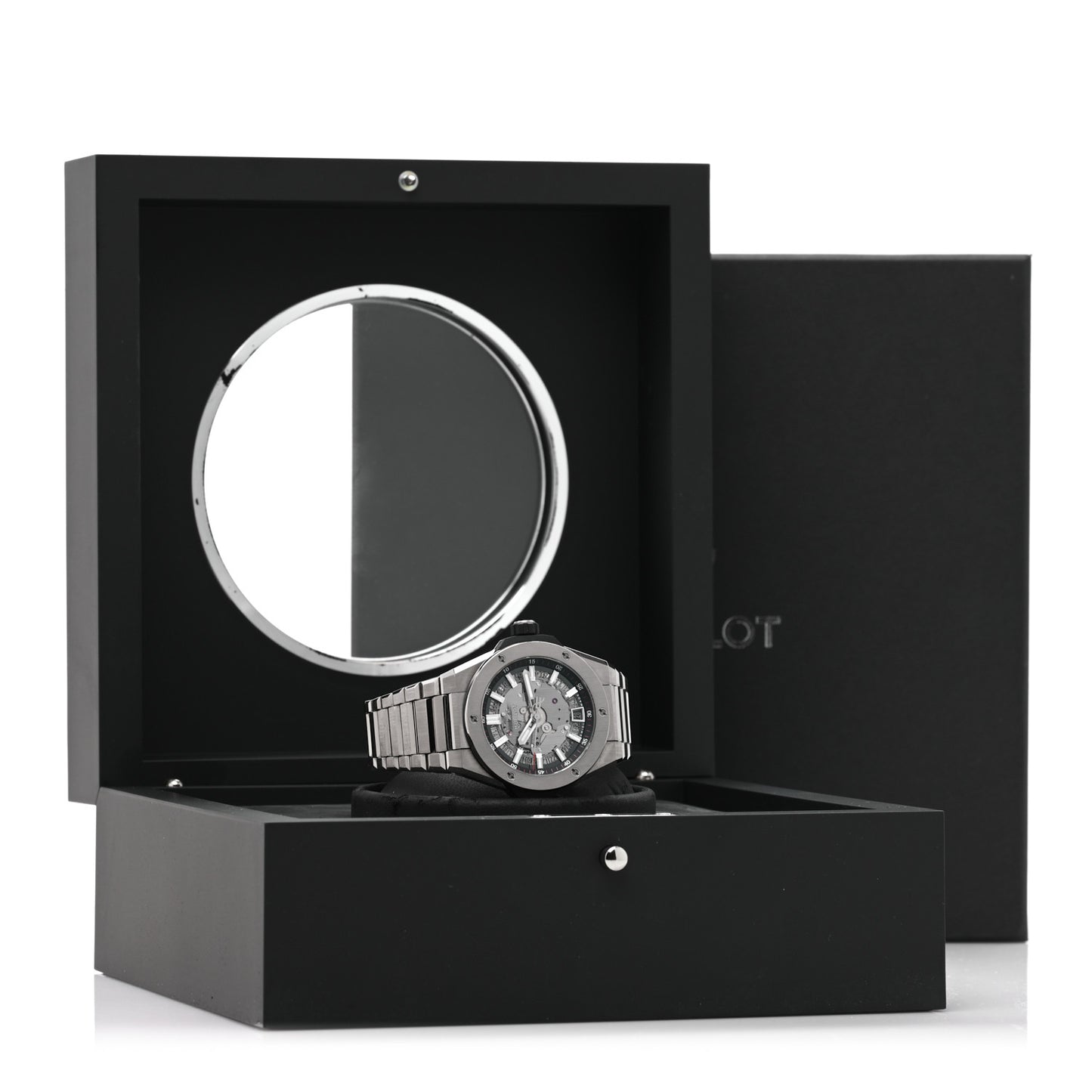 Titanium 40mm Big Bang Integrated Time Only Automatic Watch Silver 456.NX.0170.NX
