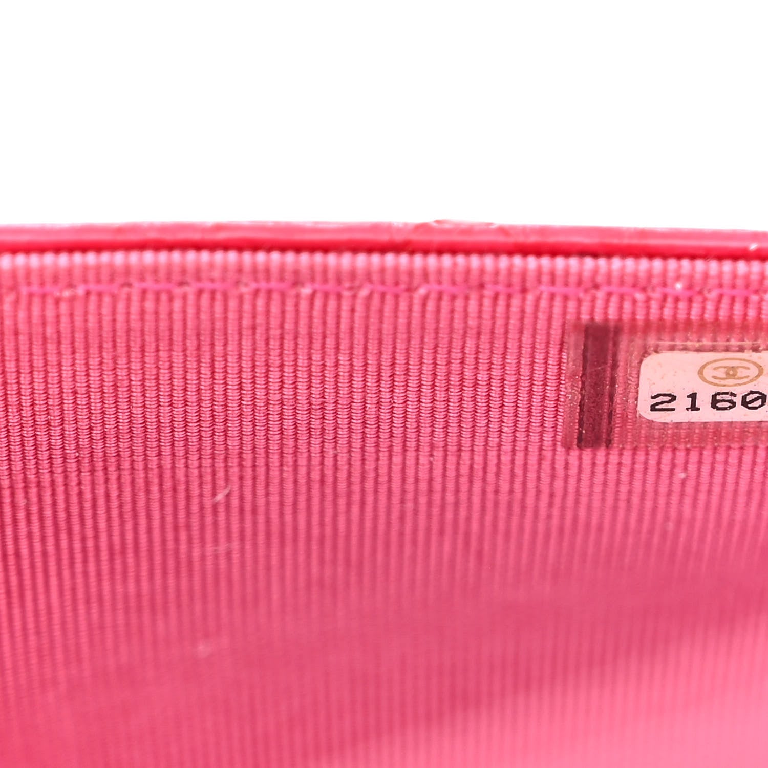 Chanel Snakeskin Wallet On Chain WOC Pink 8 of 11