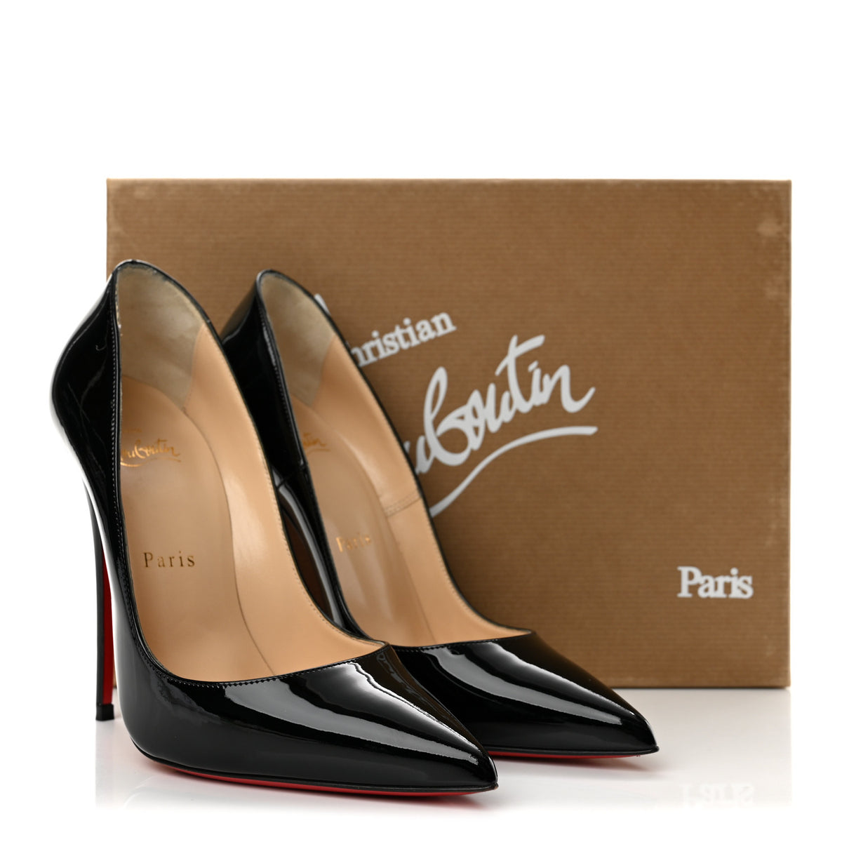 Christian Louboutin Patent So Kate 120 Pumps 37 Black 9 of 9