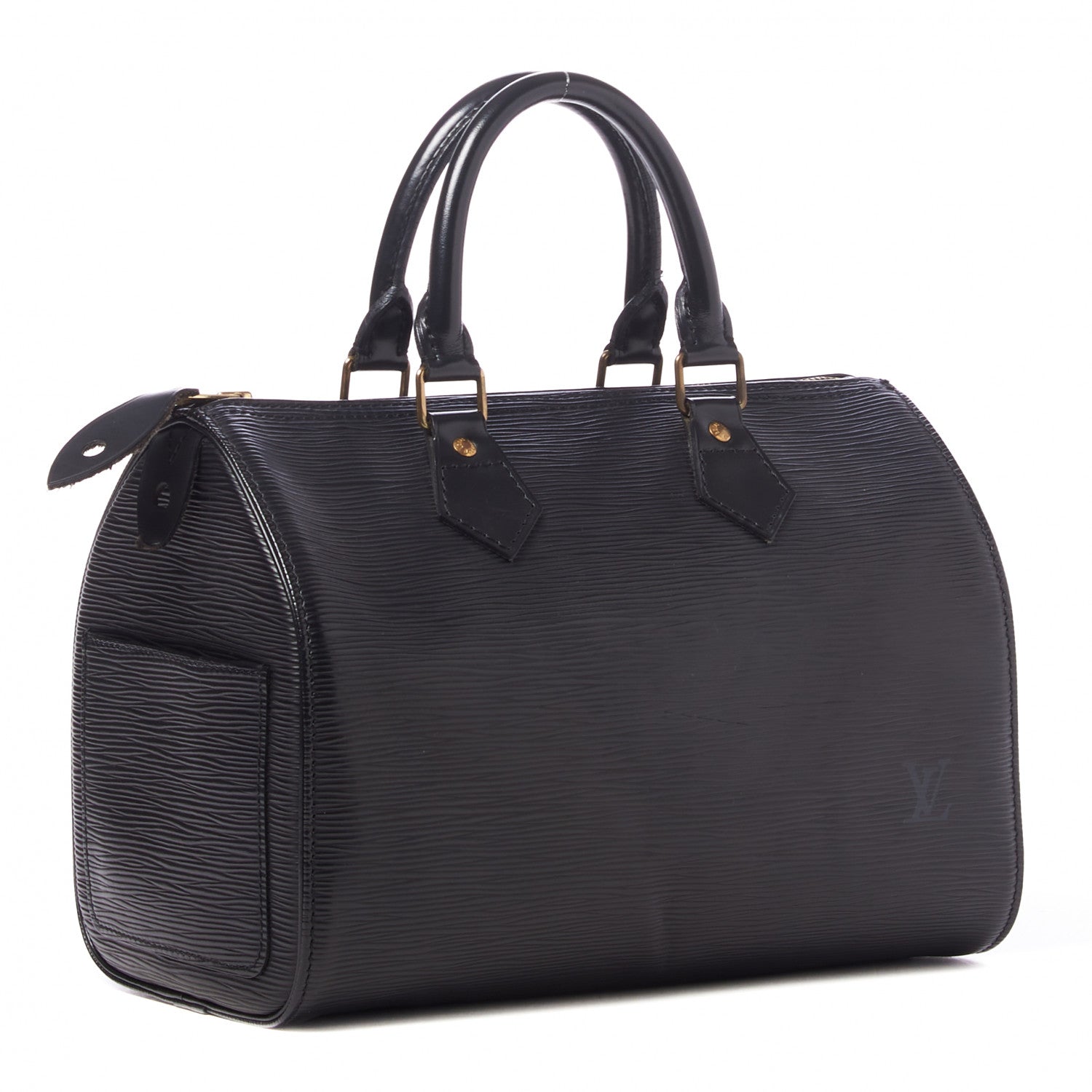Louis Vuitton Epi Speedy 25 Black 2 of 11