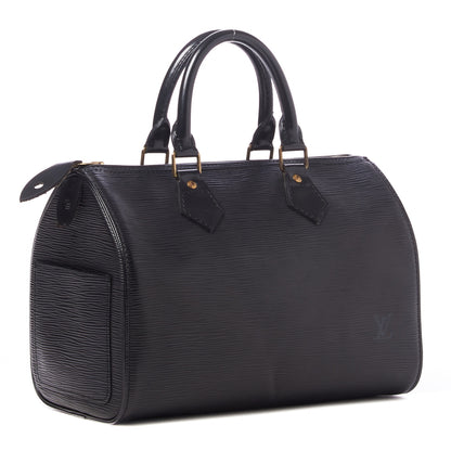 Louis Vuitton Epi Speedy 25 Black 2 of 11