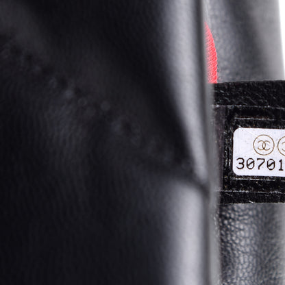 Chanel Shiny Goatskin Quilted Medium 19 Flap Black 9 of 10